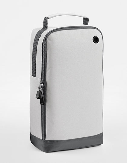 BagBase Athleisure Sports Shoe / Accessory Bag in Ice Grey – mit Firmenlogo individualisierbar