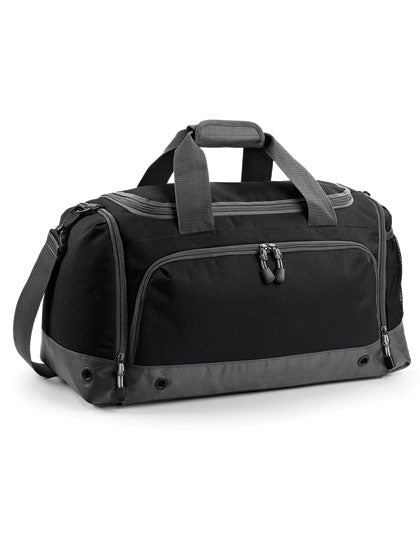 BagBase Athleisure Holdall in Black – mit Firmenlogo individualisierbar