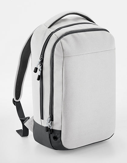 BagBase Athleisure Sports Backpack in Ice Grey – mit Firmenlogo individualisierbar