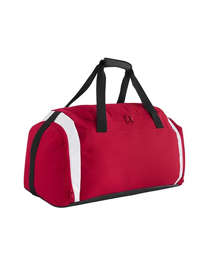 BagBase Teamwear Holdall in Red – mit Firmenlogo individualisierbar