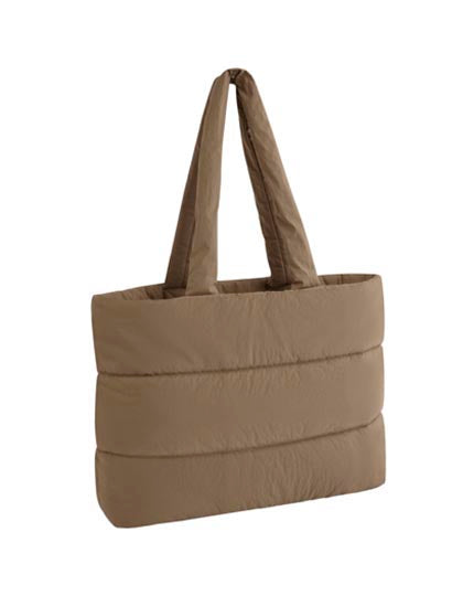 BagBase Quilted tote Bag in Earthy Green – mit Firmenlogo individualisierbar