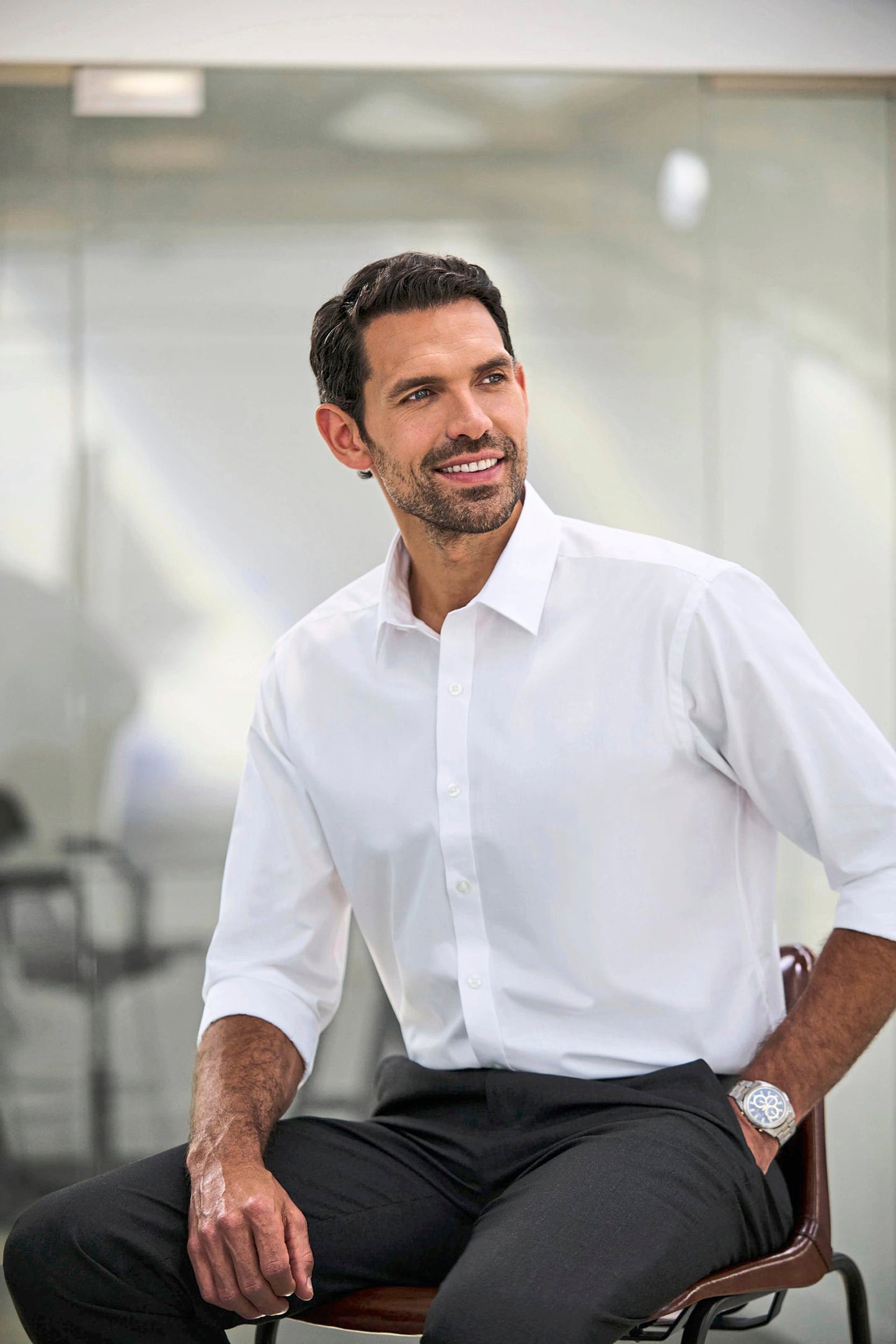 Men´s Classic Fit Shirt Titan Longsleeve