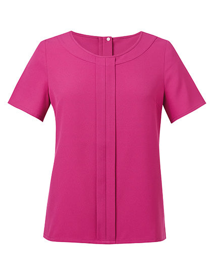 Brook Taverner Women´s Verona Short Sleeve Blouse BR803 in Fuchsia