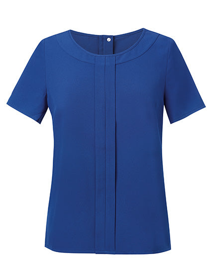 Brook Taverner Women´s Verona Short Sleeve Blouse BR803 in Royal Blue