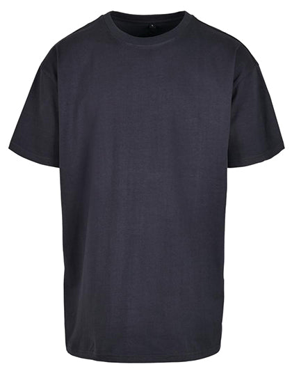 Build Your Brand Heavy Oversize Tee BY102 in Navy
