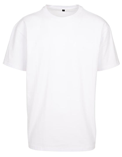 Build Your Brand Heavy Oversize Tee BY102 in White
