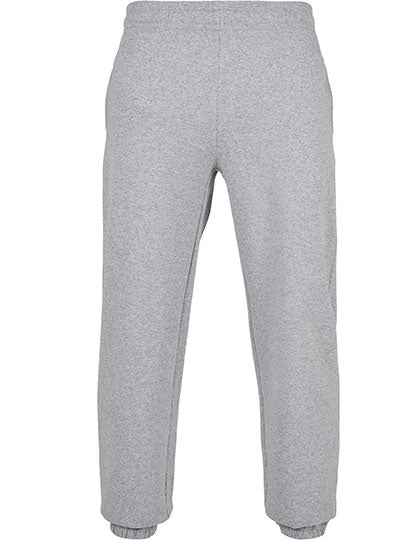 Build Your Brand Basic Basic Sweatpants BYBB002 in Heather Grey
