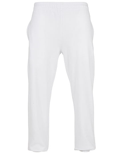Build Your Brand Basic Basic Sweatpants BYBB002 in White