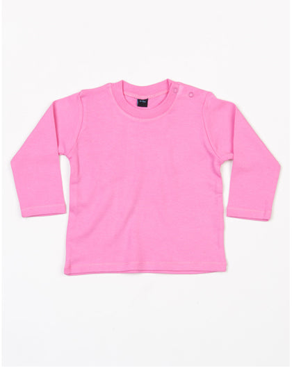 Baby Long Sleeve T von Babybugz – Produkt- und Farbansicht für Textildruck und Stickerei