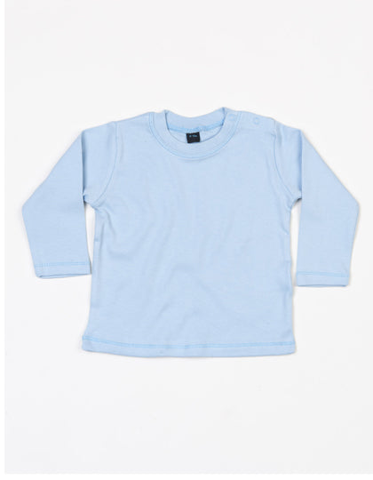 Baby Long Sleeve T von Babybugz – Produkt- und Farbansicht für Textildruck und Stickerei