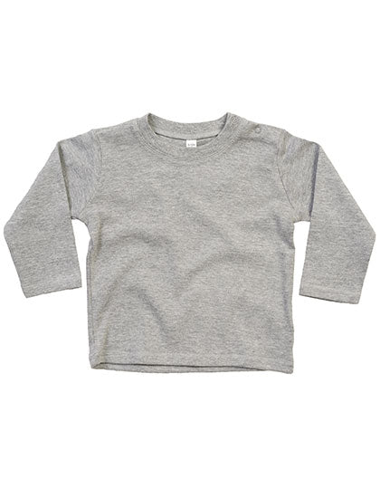 Baby Long Sleeve T von Babybugz – Produkt- und Farbansicht für Textildruck und Stickerei