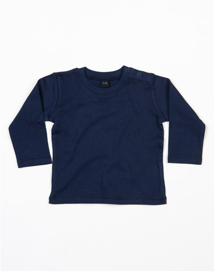 Baby Long Sleeve T von Babybugz – Produkt- und Farbansicht für Textildruck und Stickerei