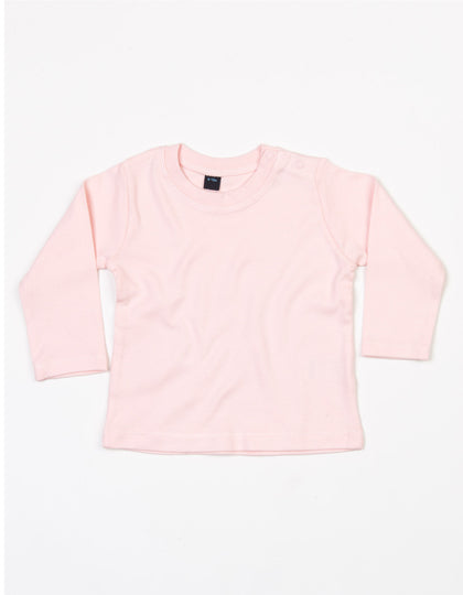 Baby Long Sleeve T von Babybugz – Produkt- und Farbansicht für Textildruck und Stickerei