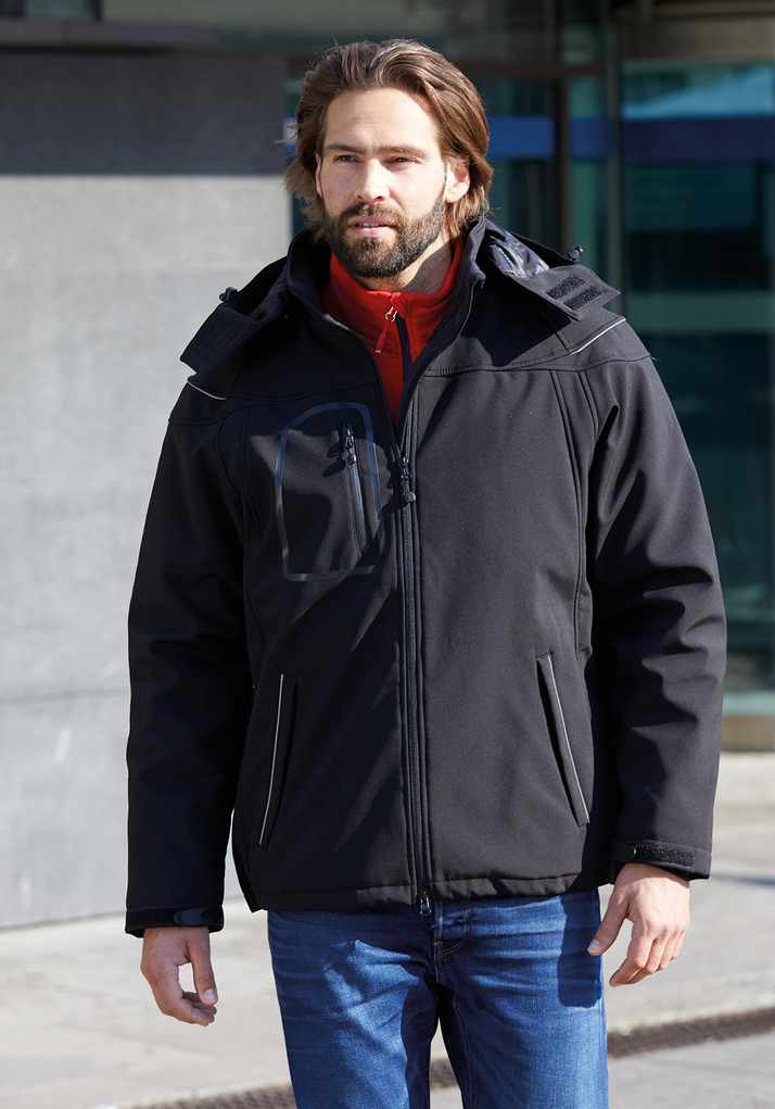 Modische Winter-Softshelljacke für Herren