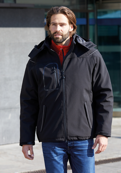 Modische Winter-Softshelljacke für Herren