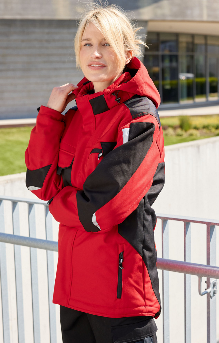 Professionelle Softshell-Jacke mit Fleece-Innenfutter