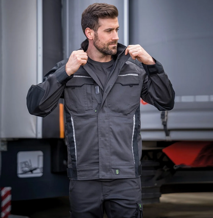 Reißfeste Bundjacke mit Reflektoren