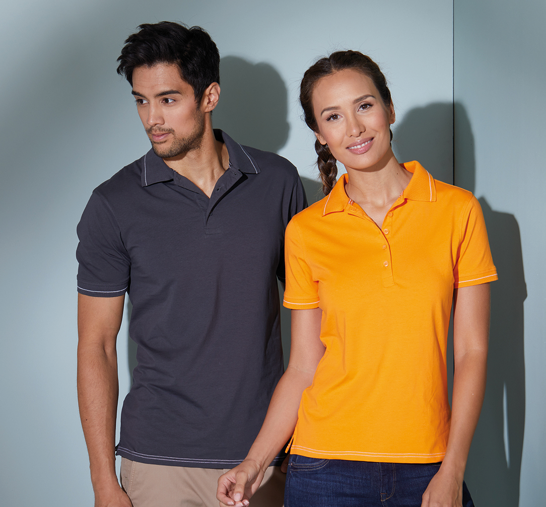 Hochwertiges Poloshirt mit Kontraststreifen