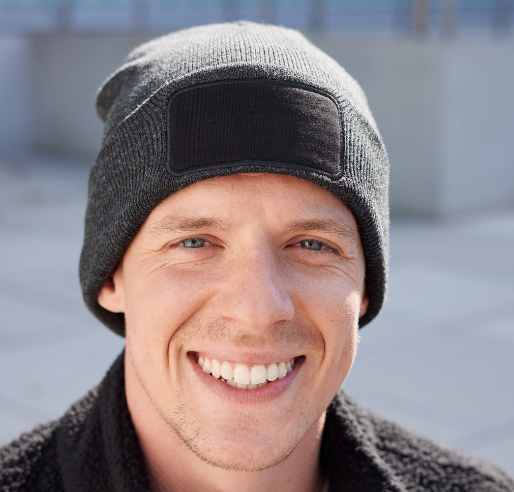 Beanie mit Patch Thinsulate