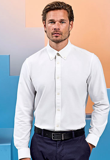 Men´s Cotton Long Sleeve Oxford Shirt