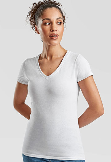 Ladies´ Valueweight V Neck T