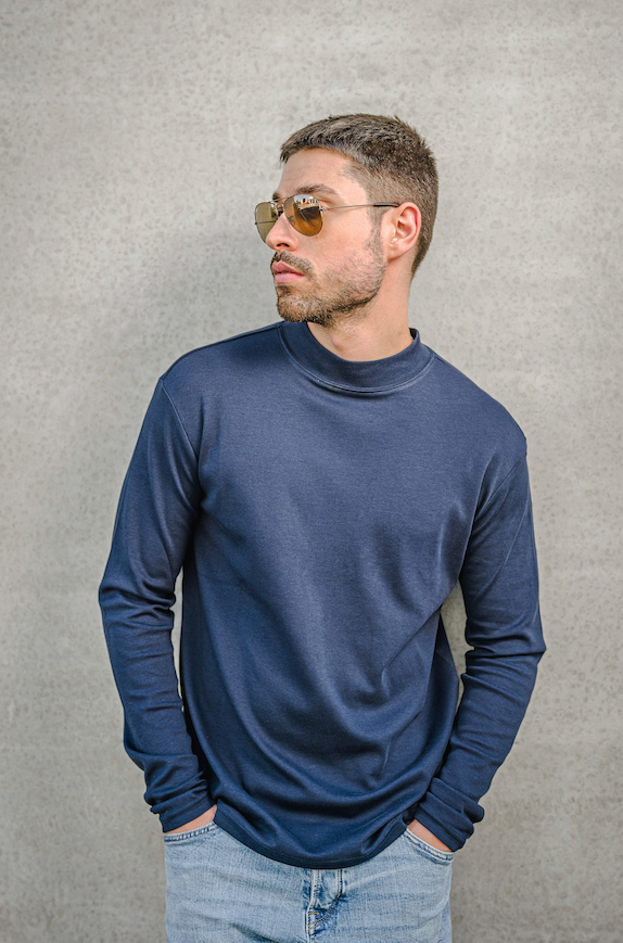 Men´s Premium Highneck Longsleeve Tees