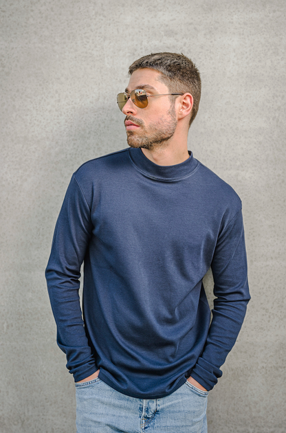 Men´s Premium Highneck Longsleeve Tees