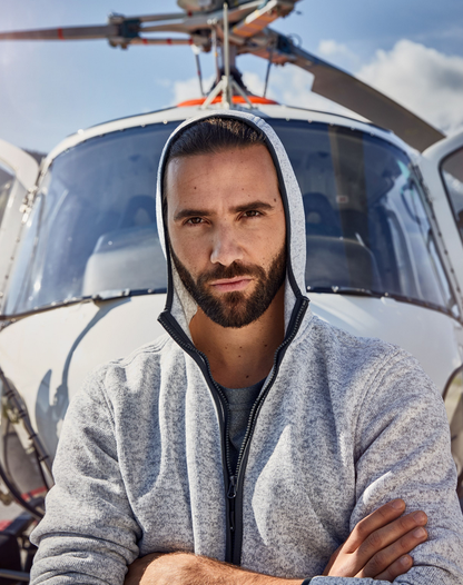 Men´s Knitted Fleece Hoody