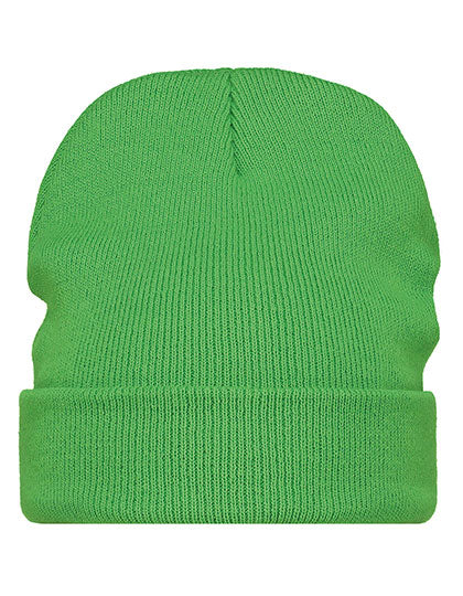L-merch Strickmütze C700 in Lime Green