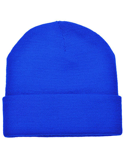 L-merch Strickmütze C700 in Royal Blue