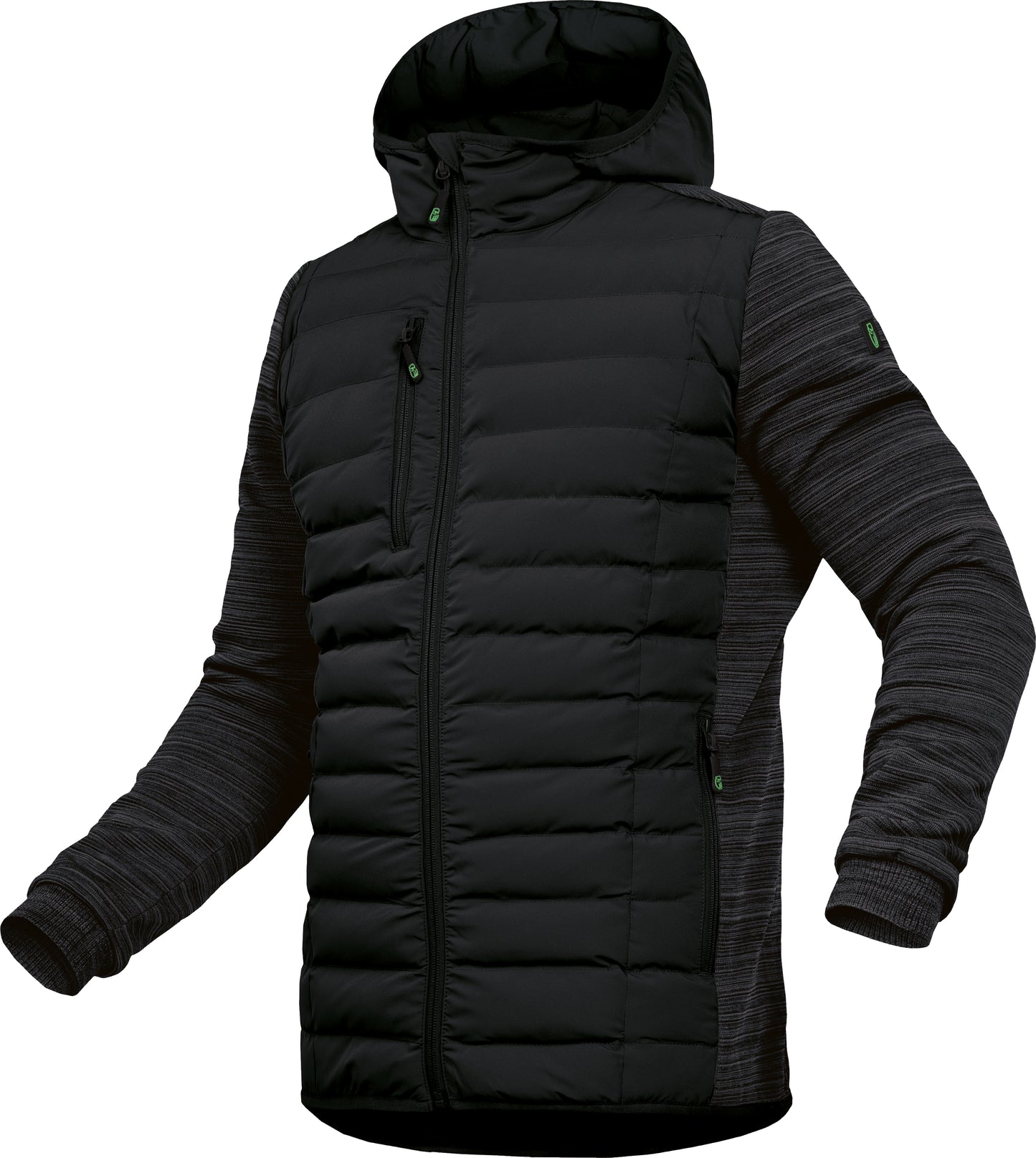 Steppstoffjacke mit Kapuze