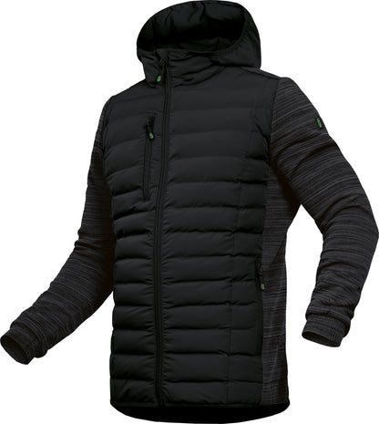 Steppstoffjacke mit Kapuze