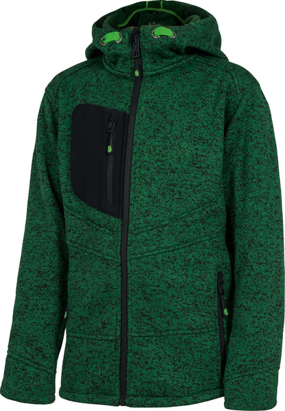 Kinderjacke aus Melange-Strick