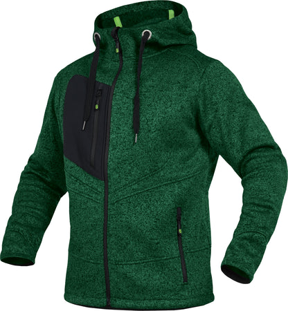 Jacke mit Melange-Strick