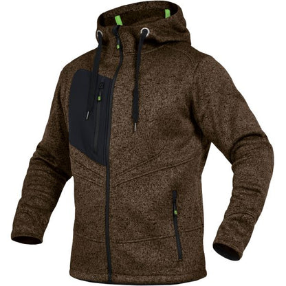 Jacke mit Melange-Strick