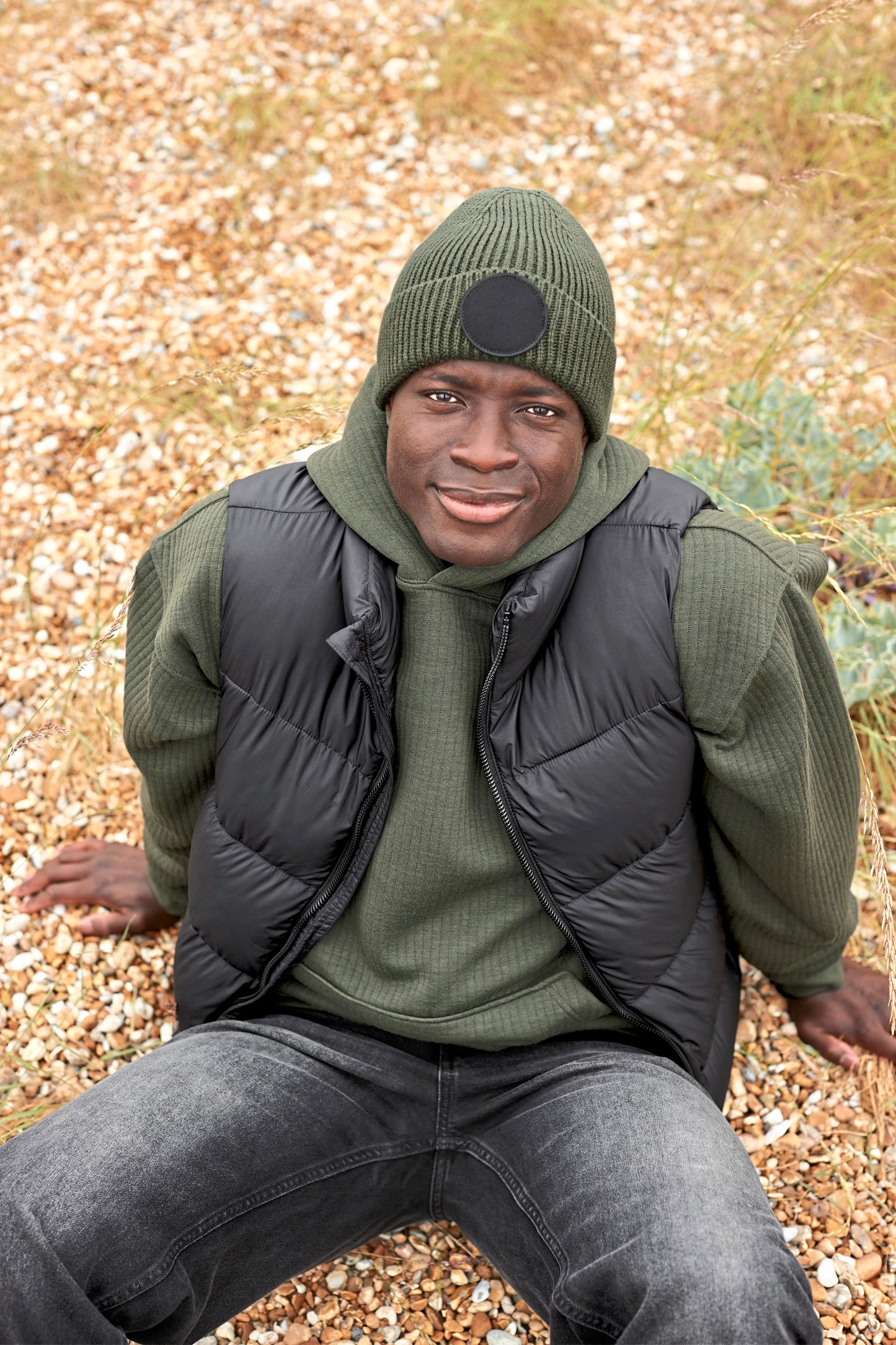 Circular Fashion Patch Beanie