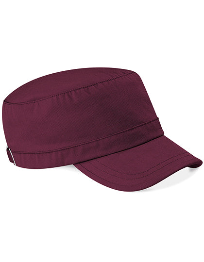 Military/Cuba-Cap aus schwerer Baumwolle von Beechfield – Produkt- und Farbansicht für Textildruck und Stickerei