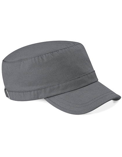 Military/Cuba-Cap aus schwerer Baumwolle von Beechfield – Produkt- und Farbansicht für Textildruck und Stickerei