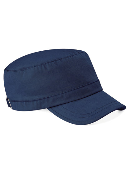 Military/Cuba-Cap aus schwerer Baumwolle von Beechfield – Produkt- und Farbansicht für Textildruck und Stickerei