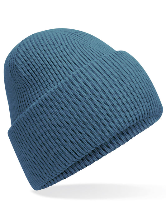 Beechfield Classic Engineered Deep Cuffed Beanie CB385R in Airforce Blue