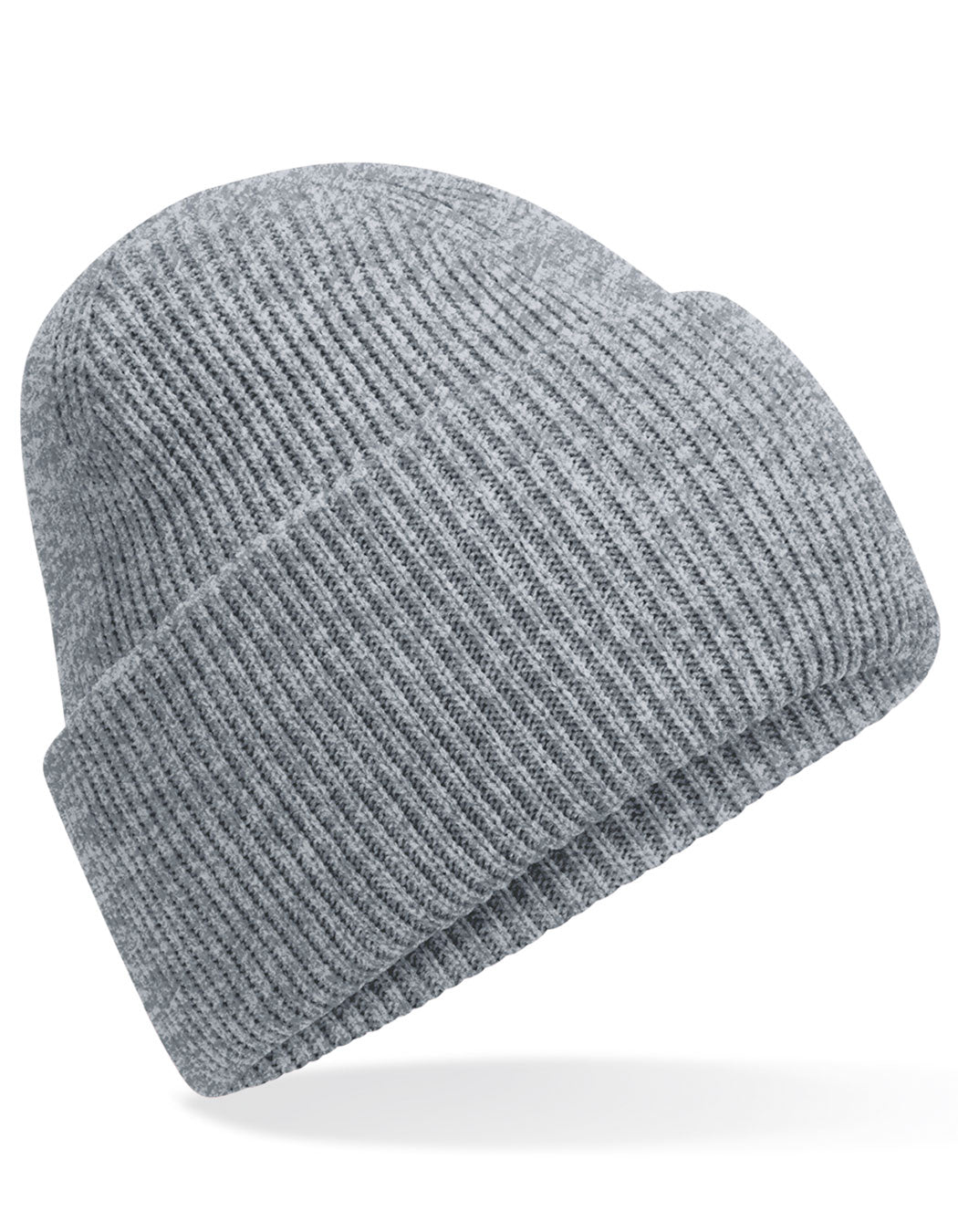 Beechfield Classic Engineered Deep Cuffed Beanie CB385R in Ash