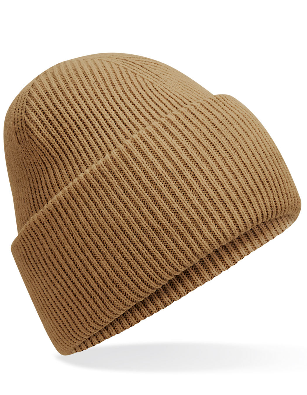 Beechfield Classic Engineered Deep Cuffed Beanie CB385R in Biscuit