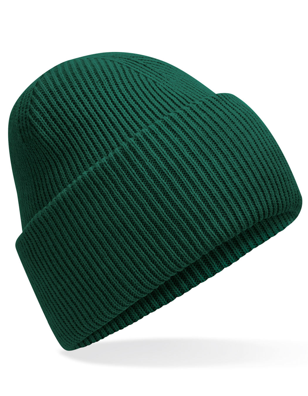 Beechfield Classic Engineered Deep Cuffed Beanie CB385R in Bottle Green
