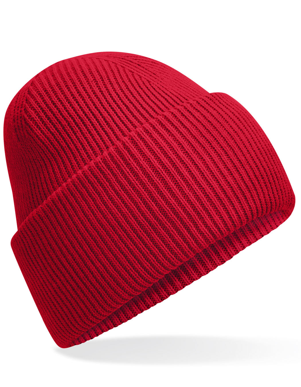 Beechfield Classic Engineered Deep Cuffed Beanie CB385R in Classic Red