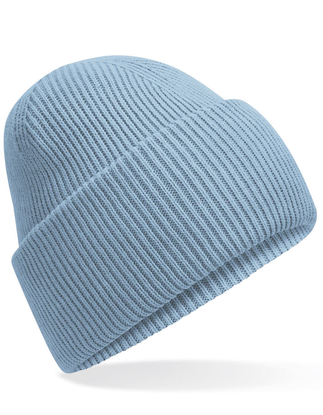 Beechfield Classic Engineered Deep Cuffed Beanie CB385R in Dusty Blue