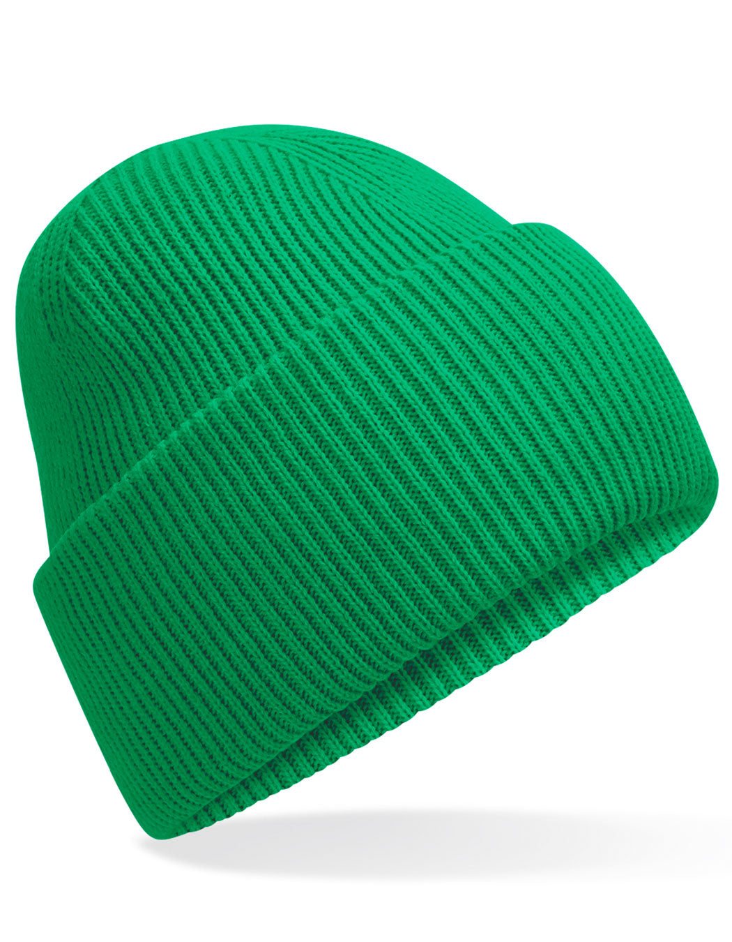Beechfield Classic Engineered Deep Cuffed Beanie CB385R in Kelly Green