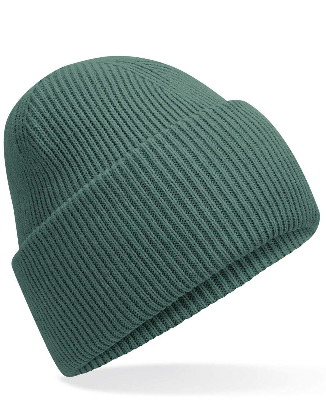 Beechfield Classic Engineered Deep Cuffed Beanie CB385R in Marine Green