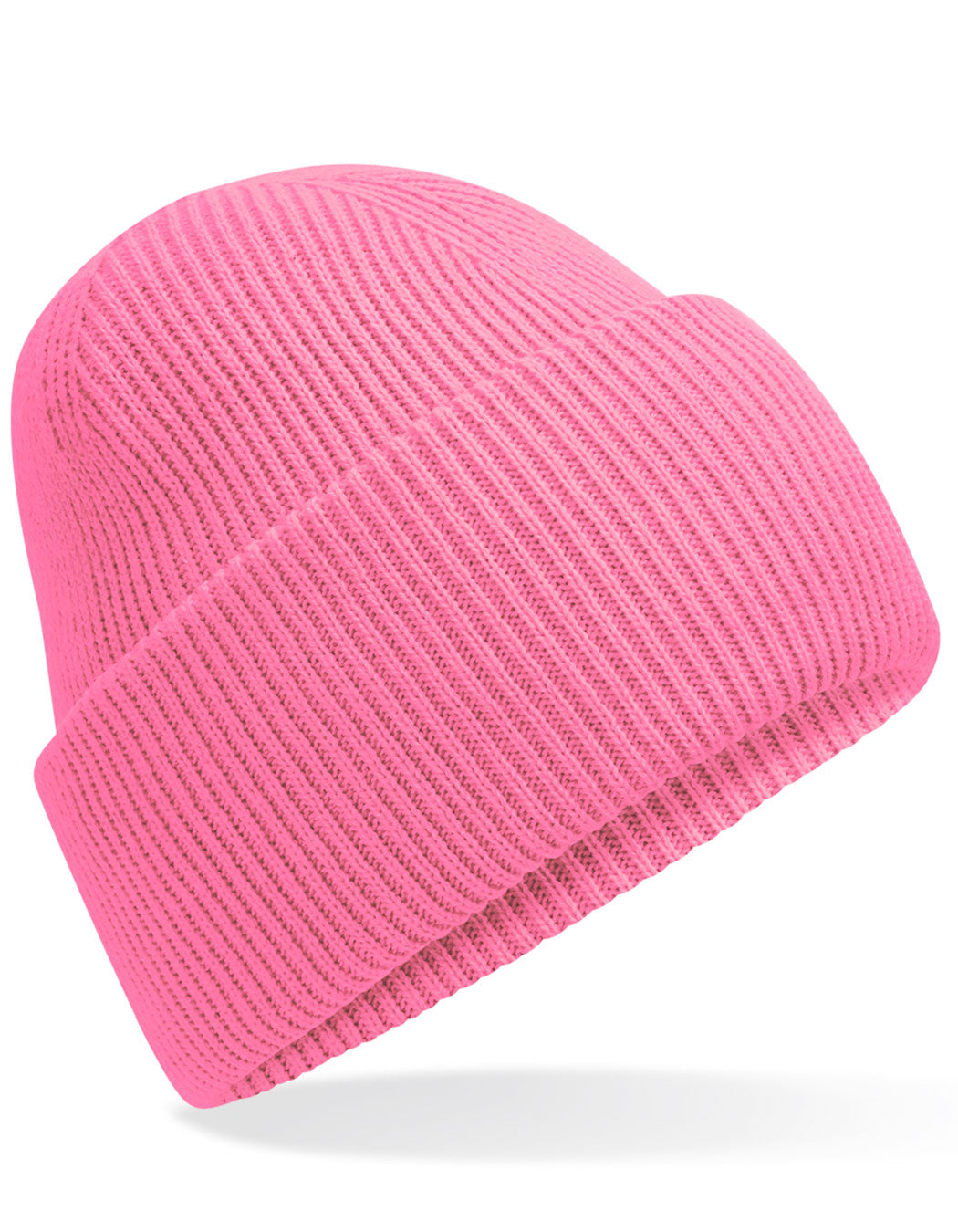 Beechfield Classic Engineered Deep Cuffed Beanie CB385R in True Pink