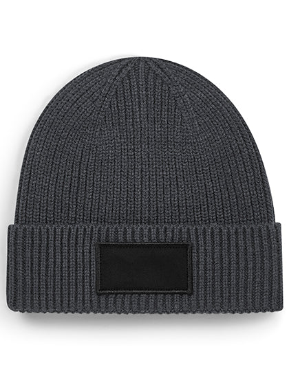 Fashion Patch Beanie von Beechfield – Produkt- und Farbansicht für Textildruck und Stickerei