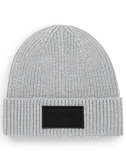 Fashion Patch Beanie von Beechfield – Produkt- und Farbansicht für Textildruck und Stickerei
